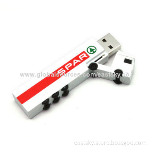 Truck Style USB Flash Drive, OEM Orders are Welcome, 64MB to 32GB CapacityNew